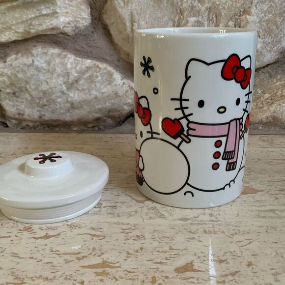 Hello kitty snowman cookie jar - Picture 8 of 12